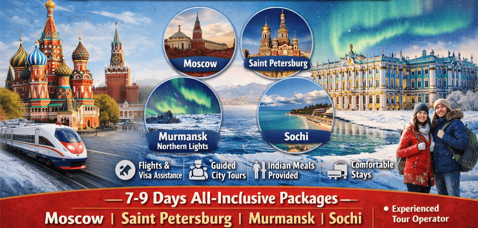 Read more about the article Russia Tour Packages from Delhi –Explore the Magic of Russia with Russia Travel Services